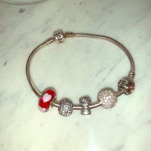 Pandora Charm Bracelet with charms